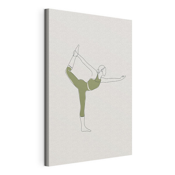 Cuadros Una mujer haciendo una postura de yoga (SKU: s37993) Cuadros Cuadros Una mujer haciendo una postura de yoga (SKU: s37993)