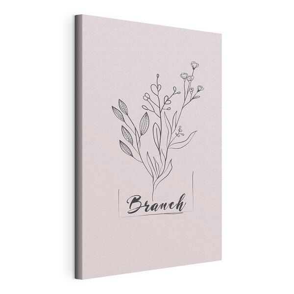 Cuadros Cuadros Un dibujo de una planta (SKU: s38008)
