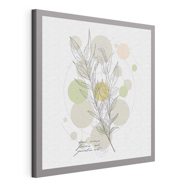 Cuadros Cuadros Un dibujo de una planta (SKU: s38029)