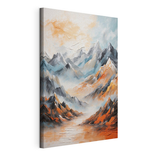 Cuadros Cuadros Un cuadro de montañas con nubes (SKU: s38061)