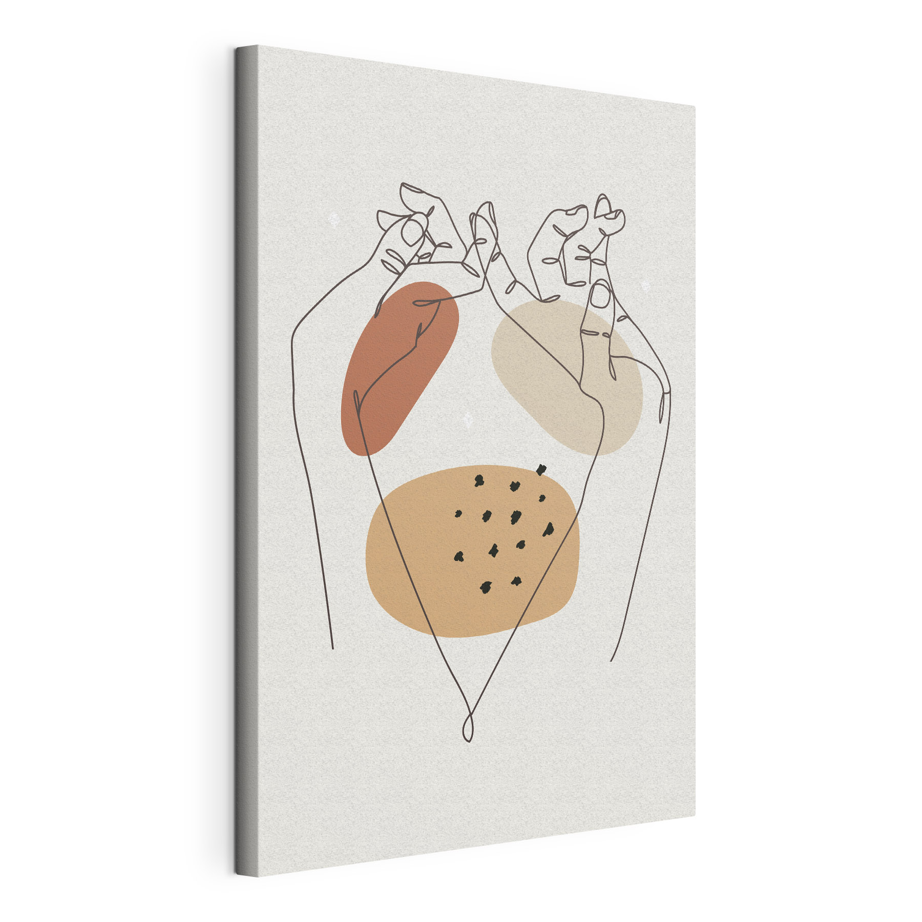 A drawing of hands holding up a piece of paper A drawing of hands holding up a piece of paper