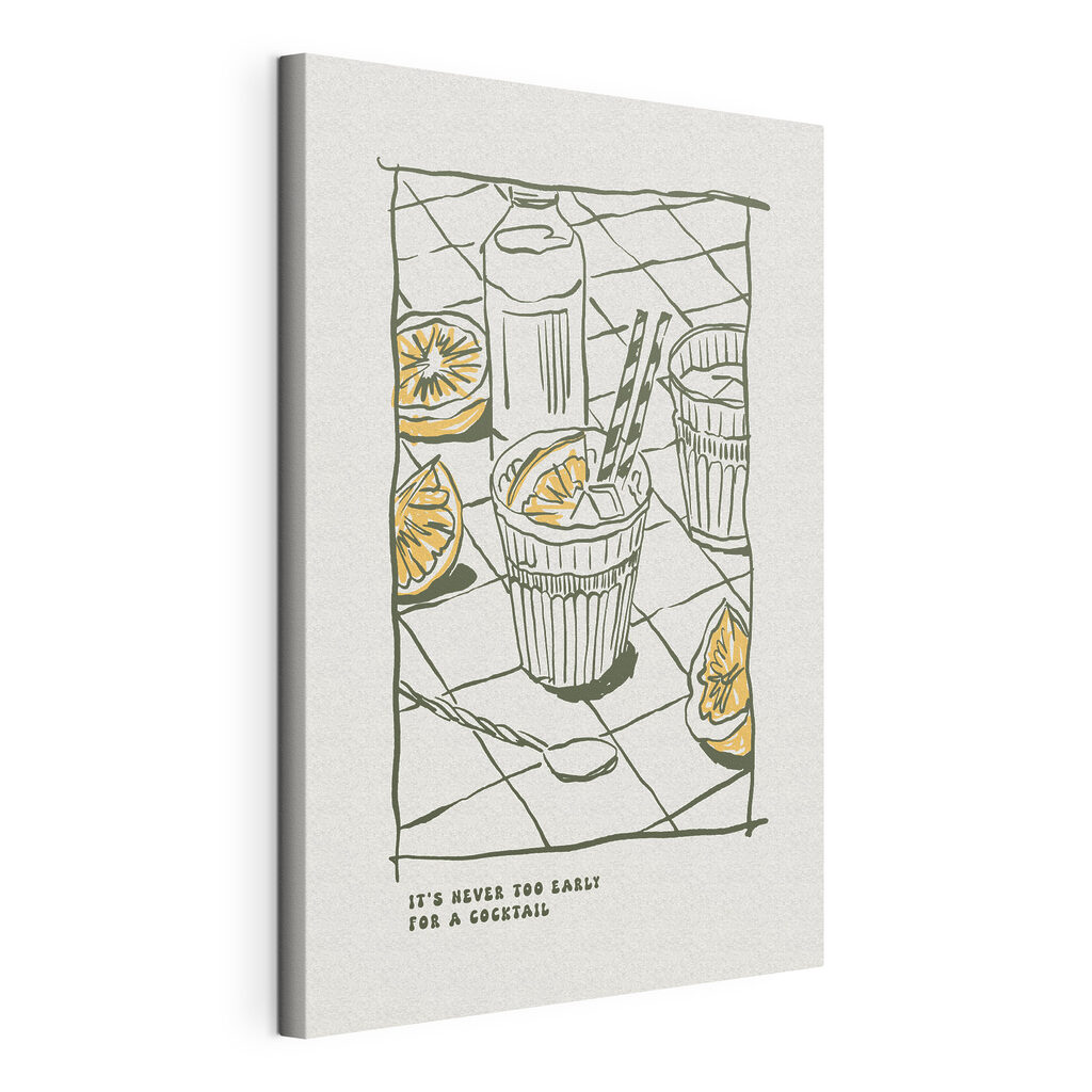 A drawing of a drink A drawing of a drink