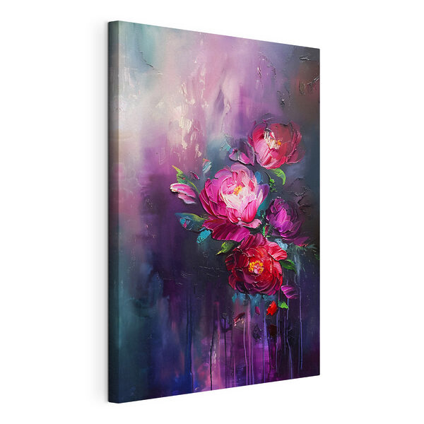 Cuadros Un cuadro de flores sobre un fondo morado (SKU: s38108) Cuadros Cuadros Un cuadro de flores sobre un fondo morado (SKU: s38108)