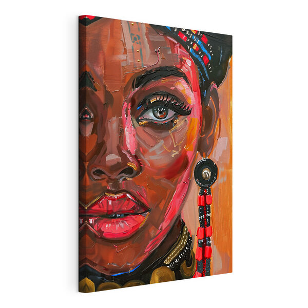 Cuadros Cuadros Un primer plano del rostro de una mujer (SKU: s38146)