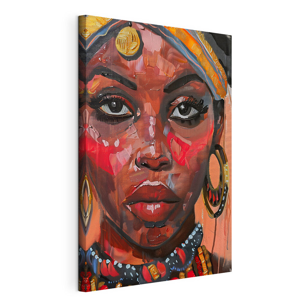 A painting of a woman