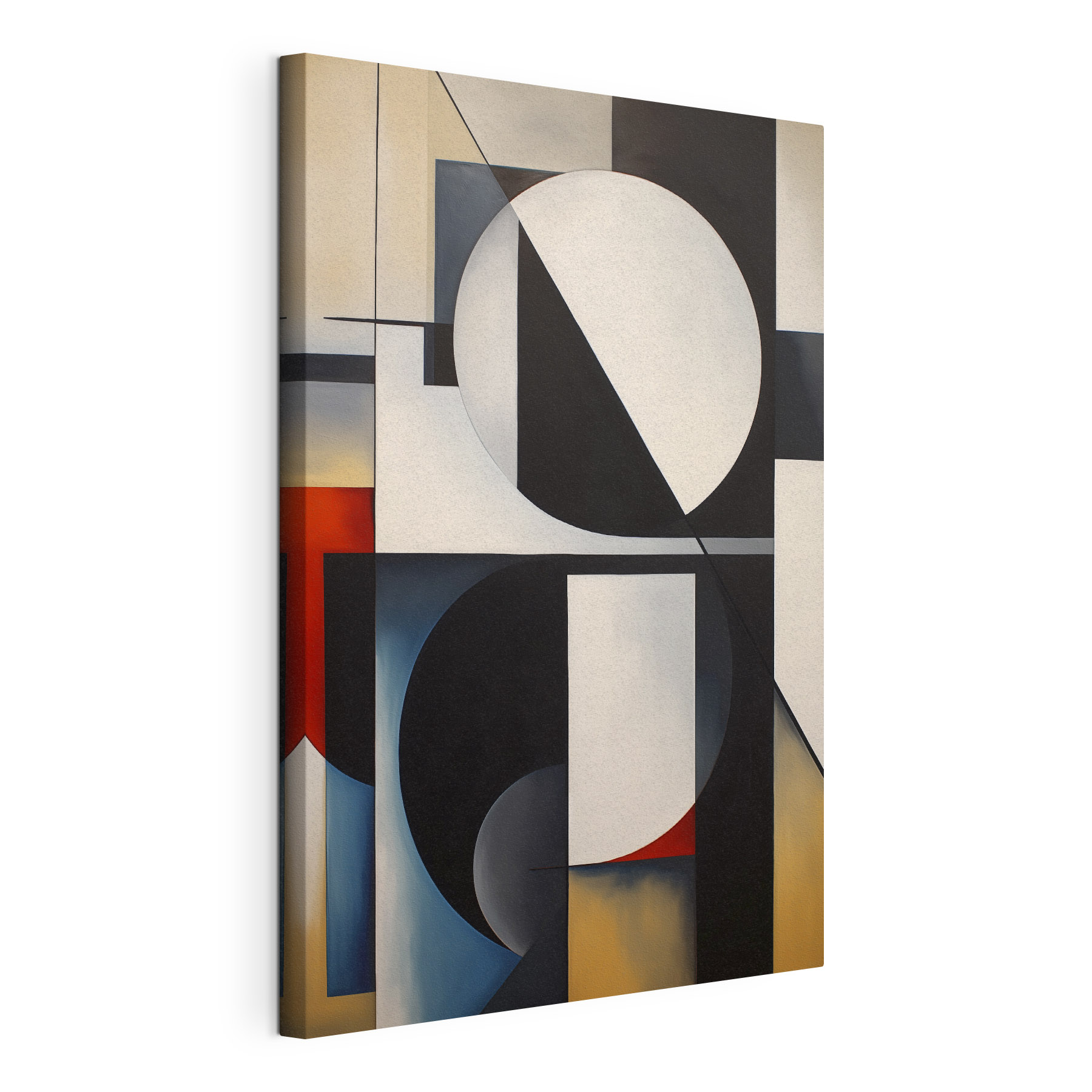 A painting of a geometric figure A painting of a geometric figure