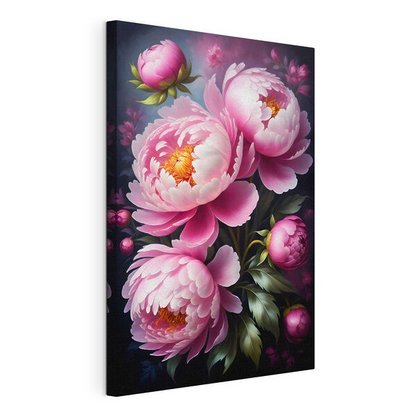 Cuadros Cuadros Un cuadro de flores rosas (SKU: s38204)