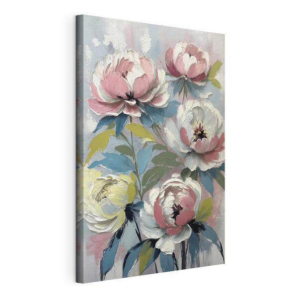 Cuadros Cuadros Un cuadro de flores sobre fondo azul (SKU: s38226)