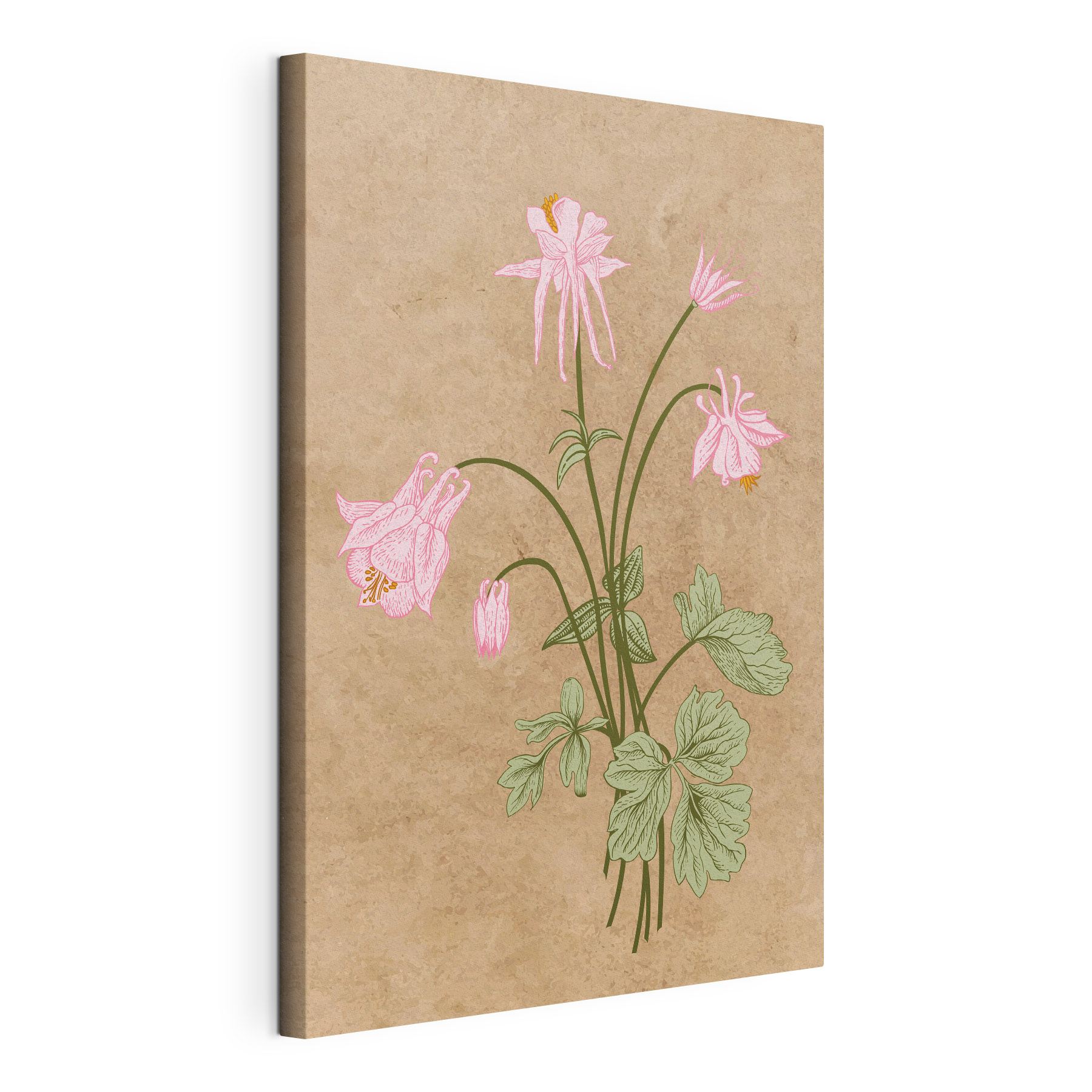 A drawing of a flower