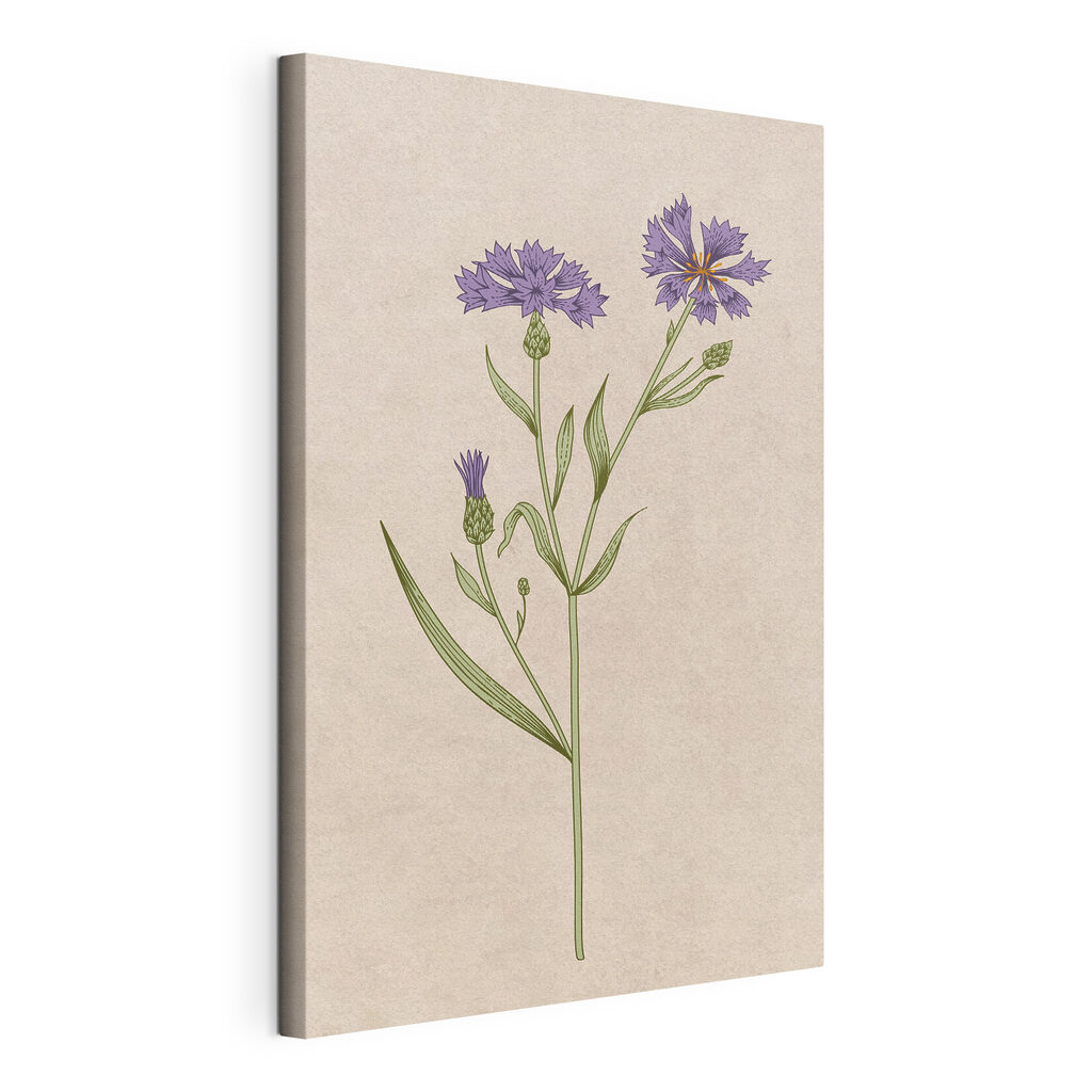 A drawing of a flower
