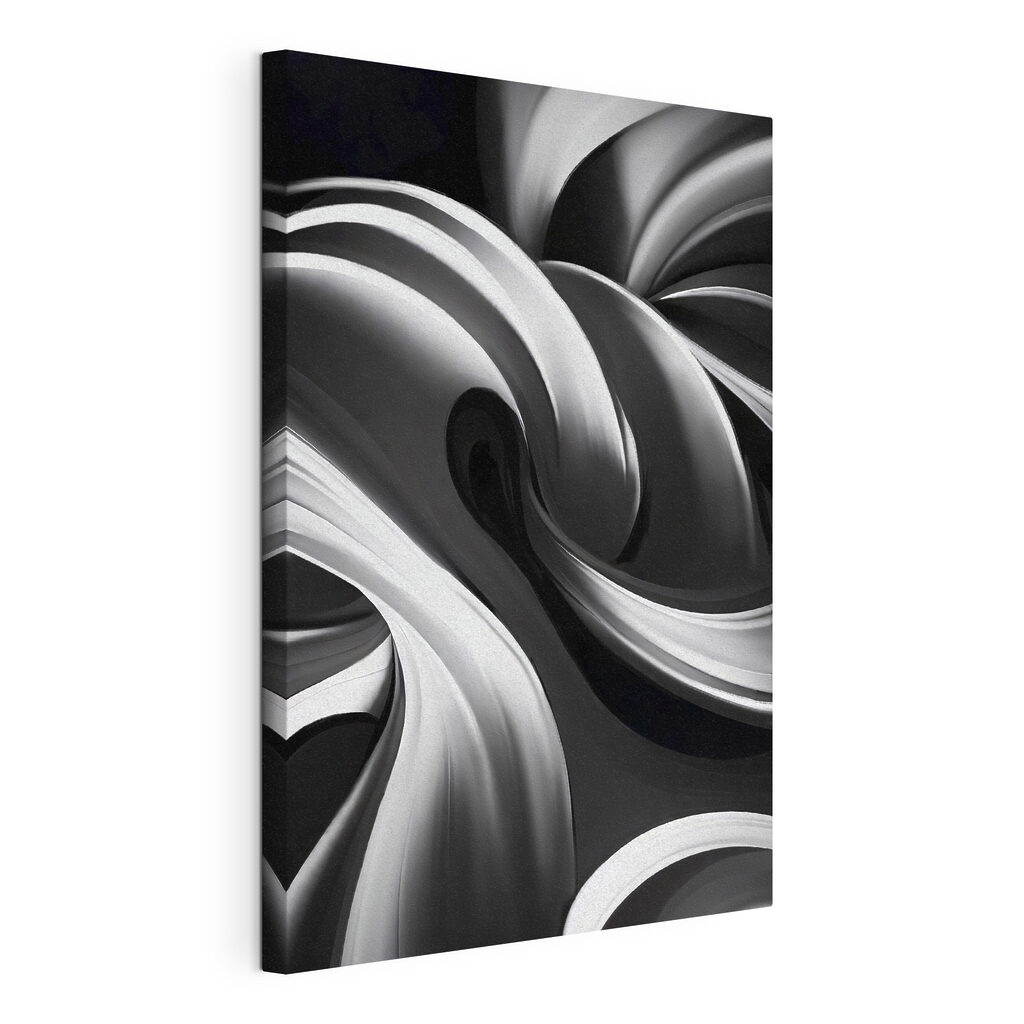 A black and white swirly background A black and white swirly background