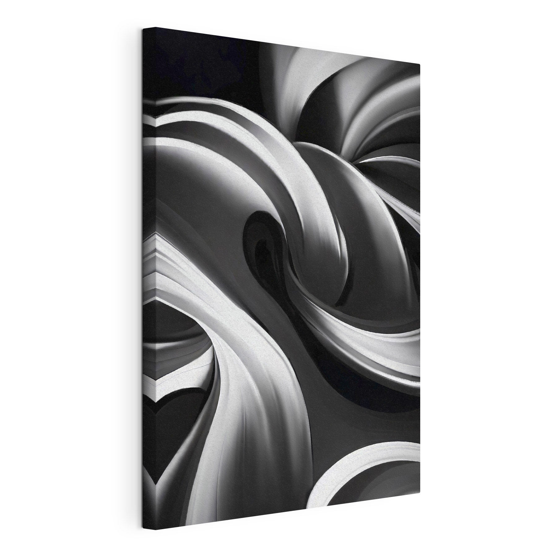 A black and white swirly background A black and white swirly background
