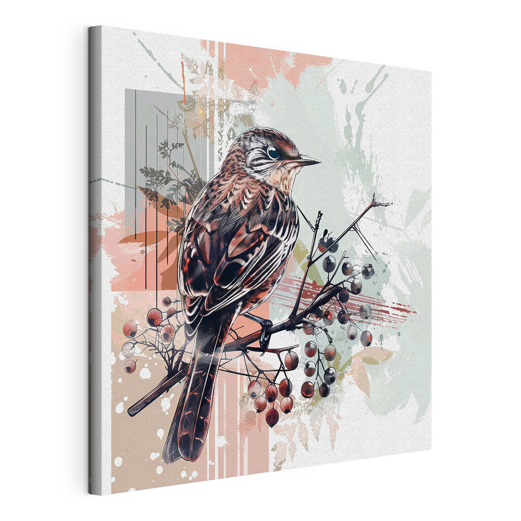 A bird on a branch A bird on a branch
