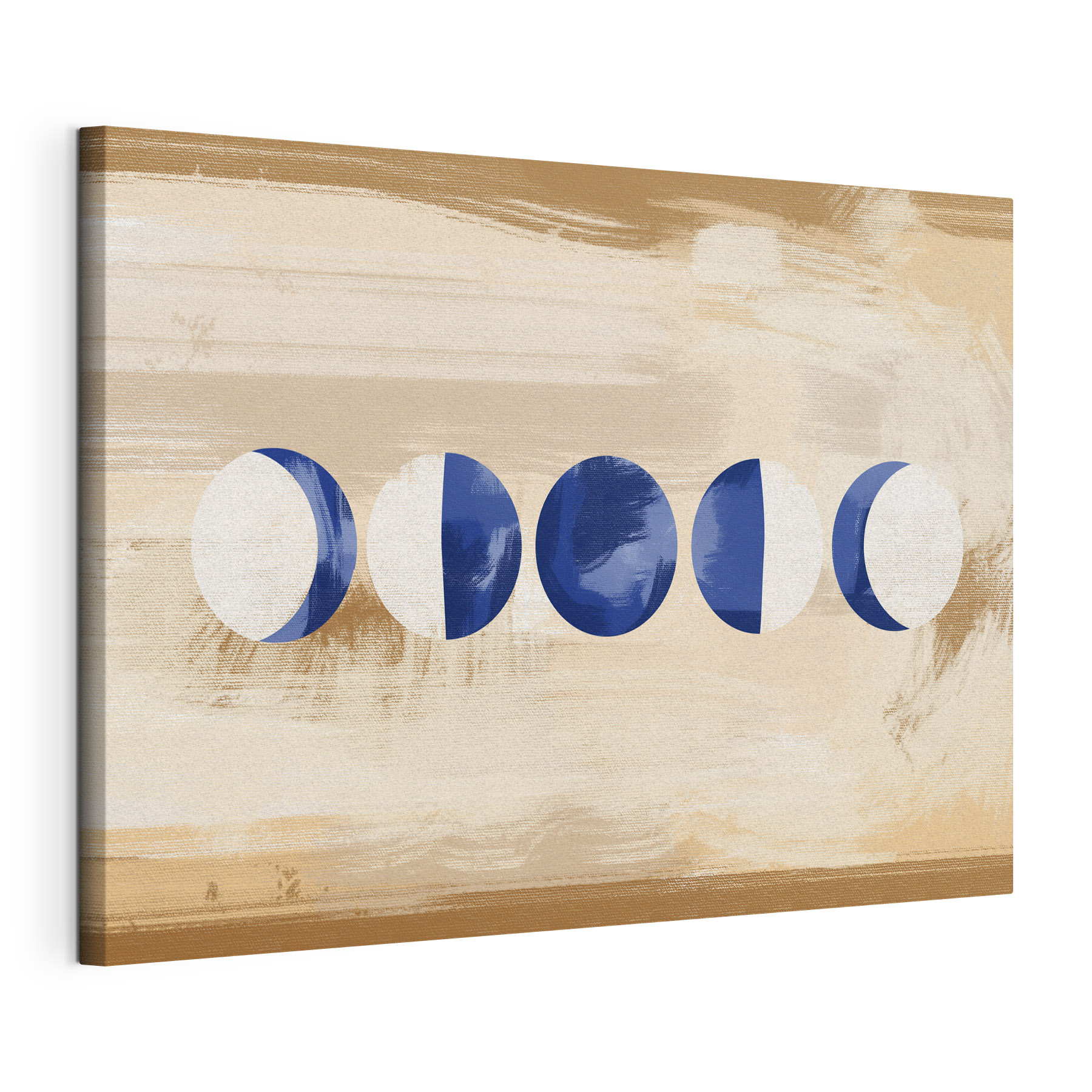 A group of blue and white circles A group of blue and white circles