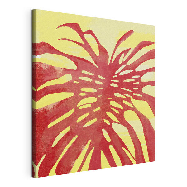 Cuadros Hoja roja sobre fondo amarillo (SKU: s38283) Cuadros Cuadros Hoja roja sobre fondo amarillo (SKU: s38283)