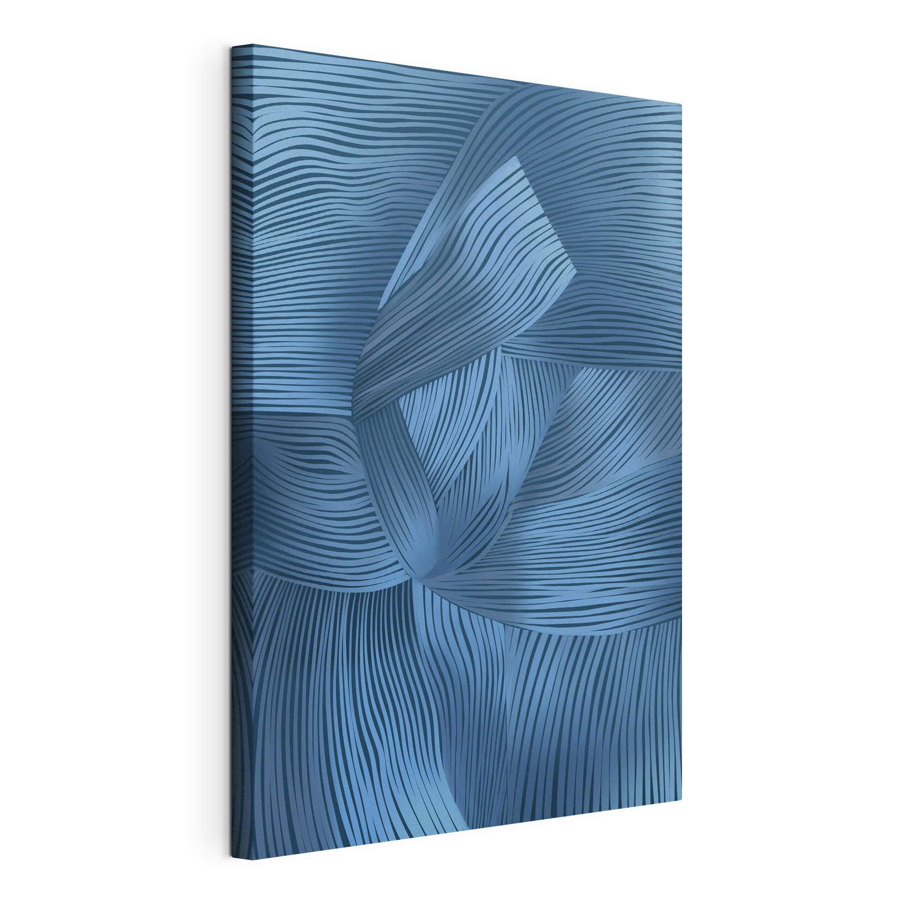 A blue and black striped pattern A blue and black striped pattern