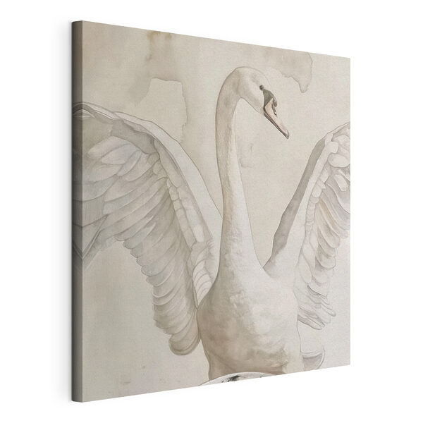 Cuadros Un dibujo de un cisne (SKU: s38290) Cuadros Cuadros Un dibujo de un cisne (SKU: s38290)