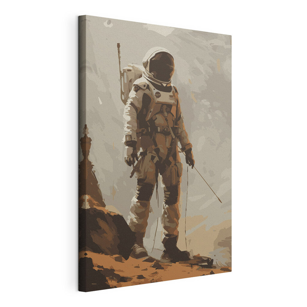 A person in a space suit