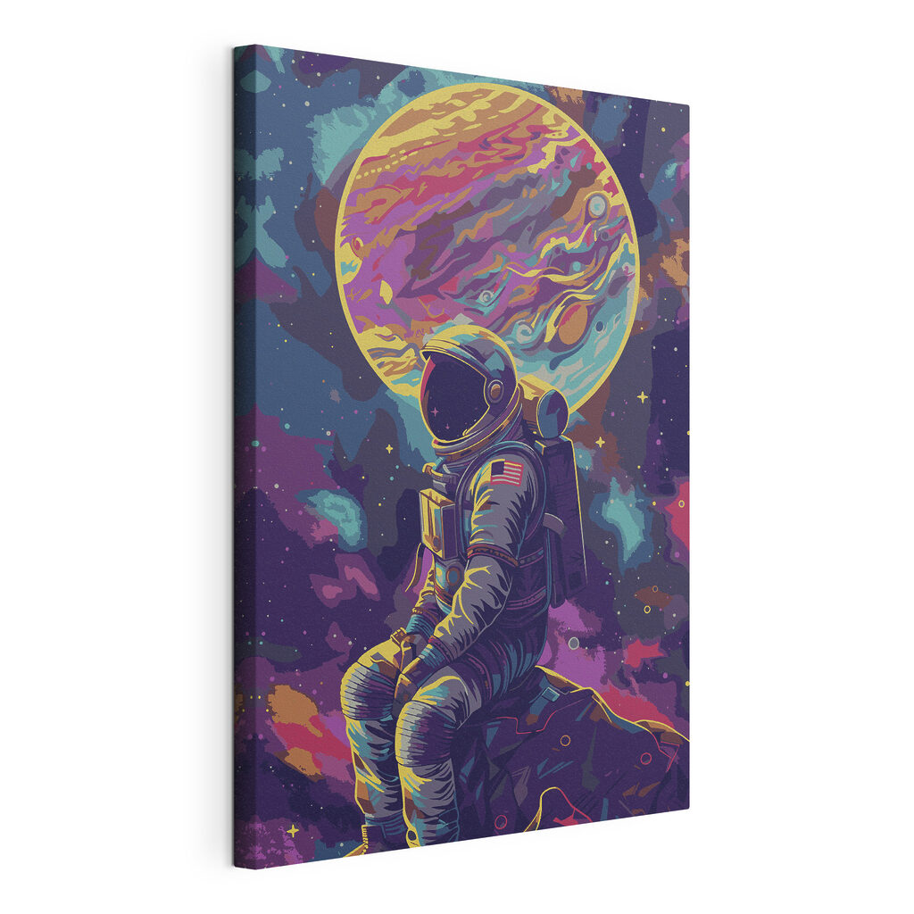 An astronaut in space