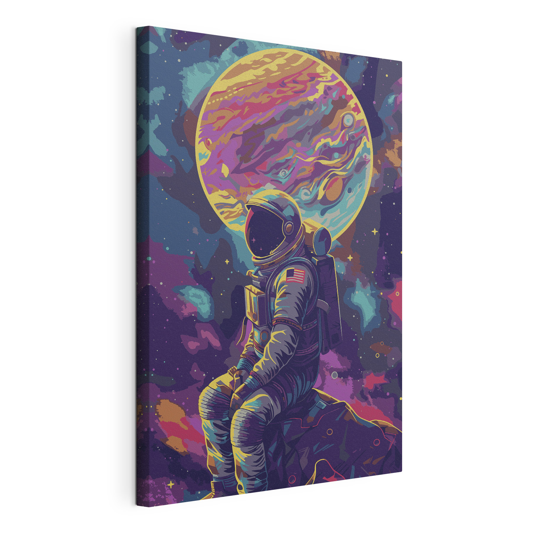 An astronaut in space