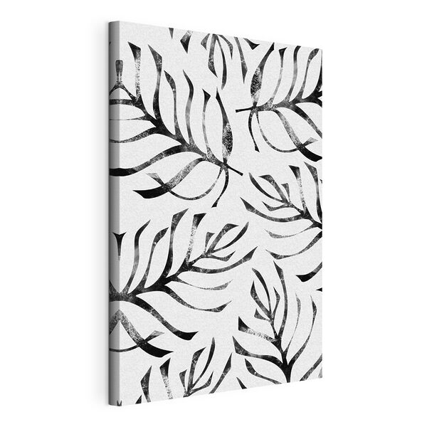 Cuadros Un diseño de hojas sobre fondo blanco (SKU: s38340) Cuadros Cuadros Un diseño de hojas sobre fondo blanco (SKU: s38340)