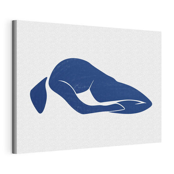 Cuadros Un dibujo azul de una mujer tumbada (SKU: s38381) Cuadros Cuadros Un dibujo azul de una mujer tumbada (SKU: s38381)