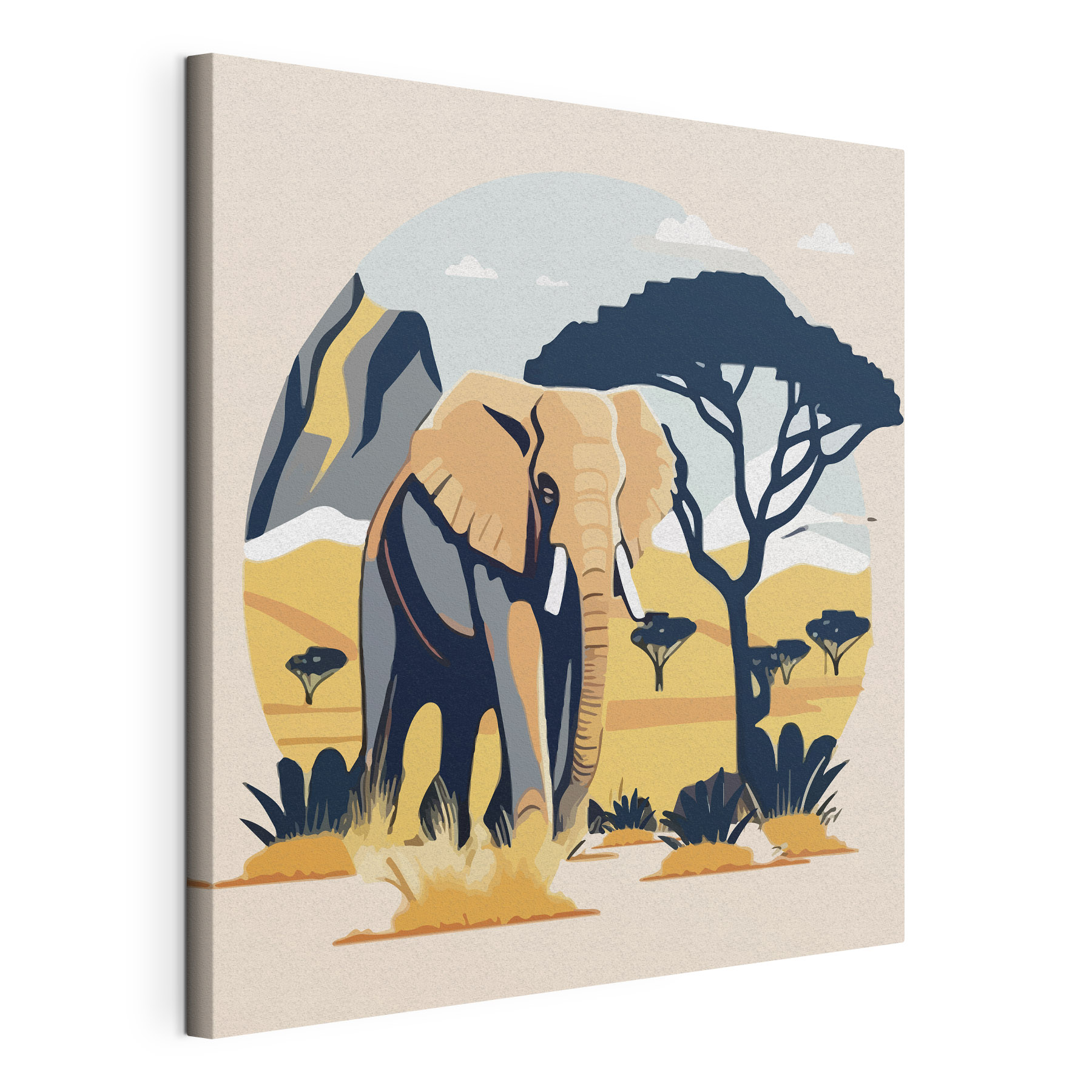 An elephant in the wild An elephant in the wild