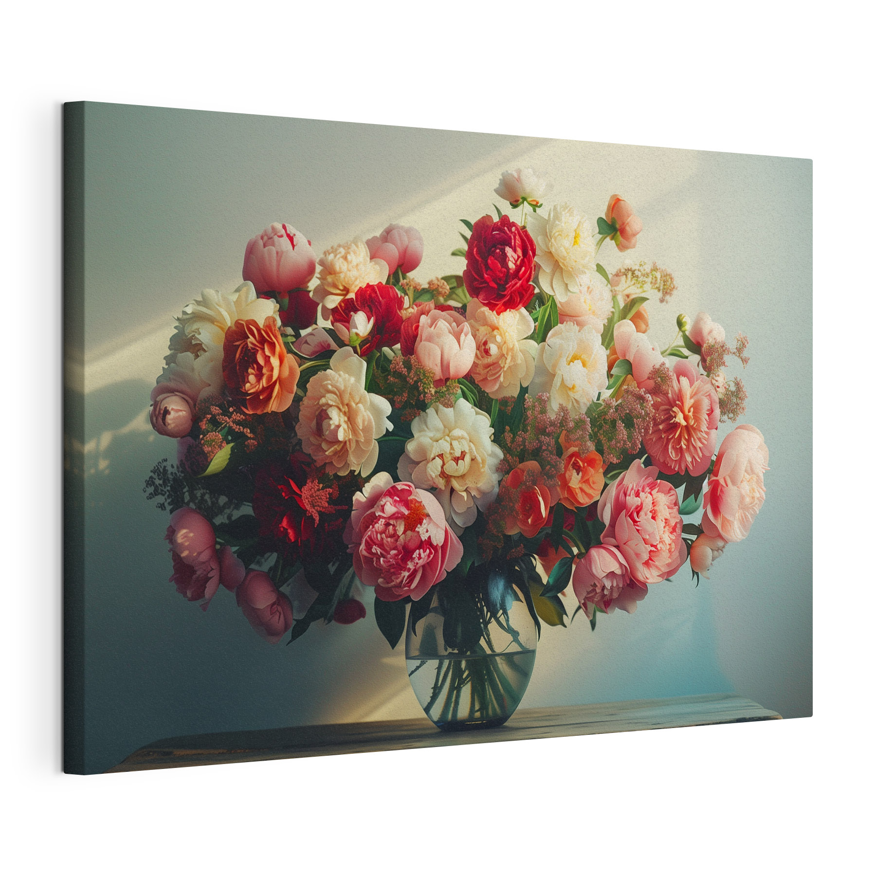A vase of flowers on a table A vase of flowers on a table