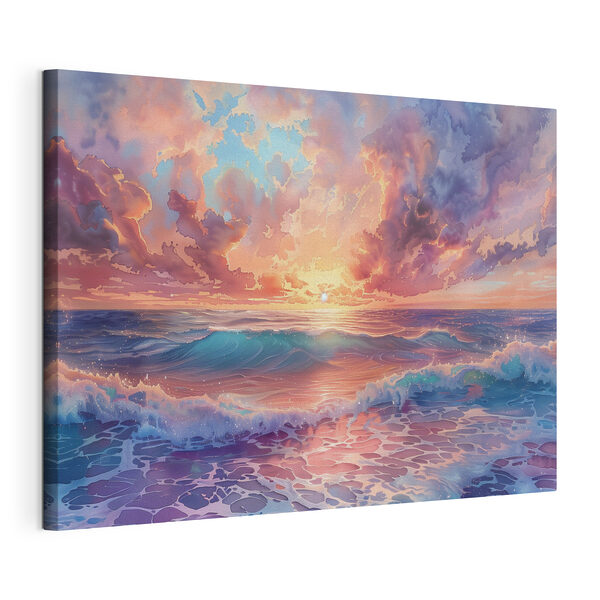 Cuadros Cuadros Una puesta de sol sobre el mar (SKU: s38475)