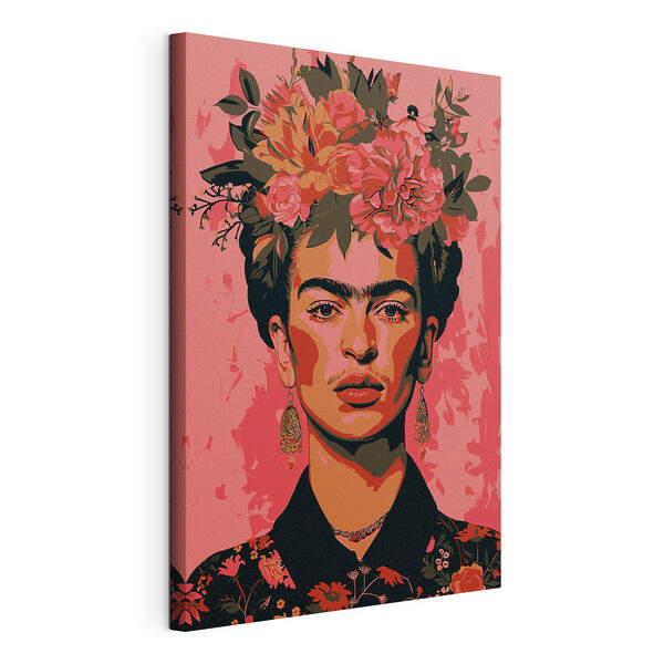 Cuadros Una mujer con flores en la cabeza (SKU: s38510) Cuadros Cuadros Una mujer con flores en la cabeza (SKU: s38510)