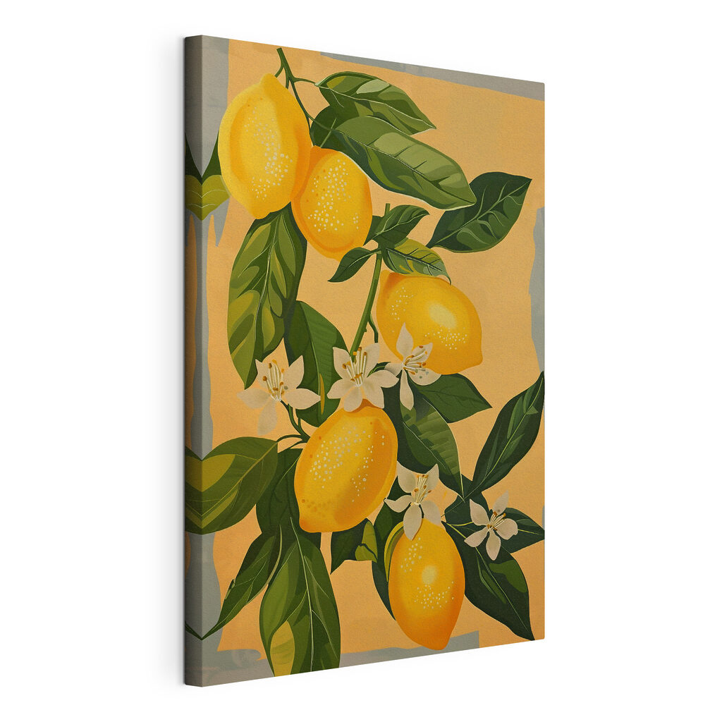 A lemons on a branch