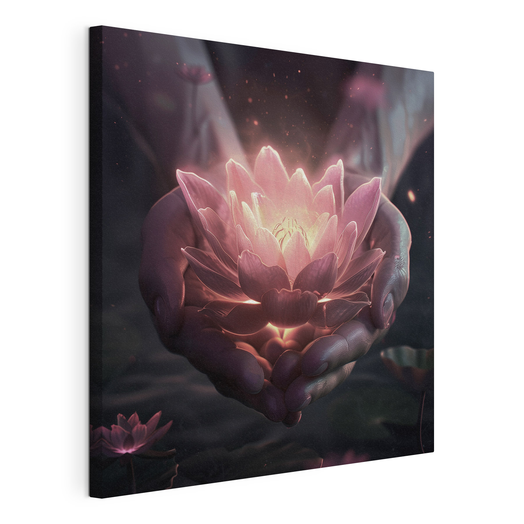 A person holding a flower A person holding a flower