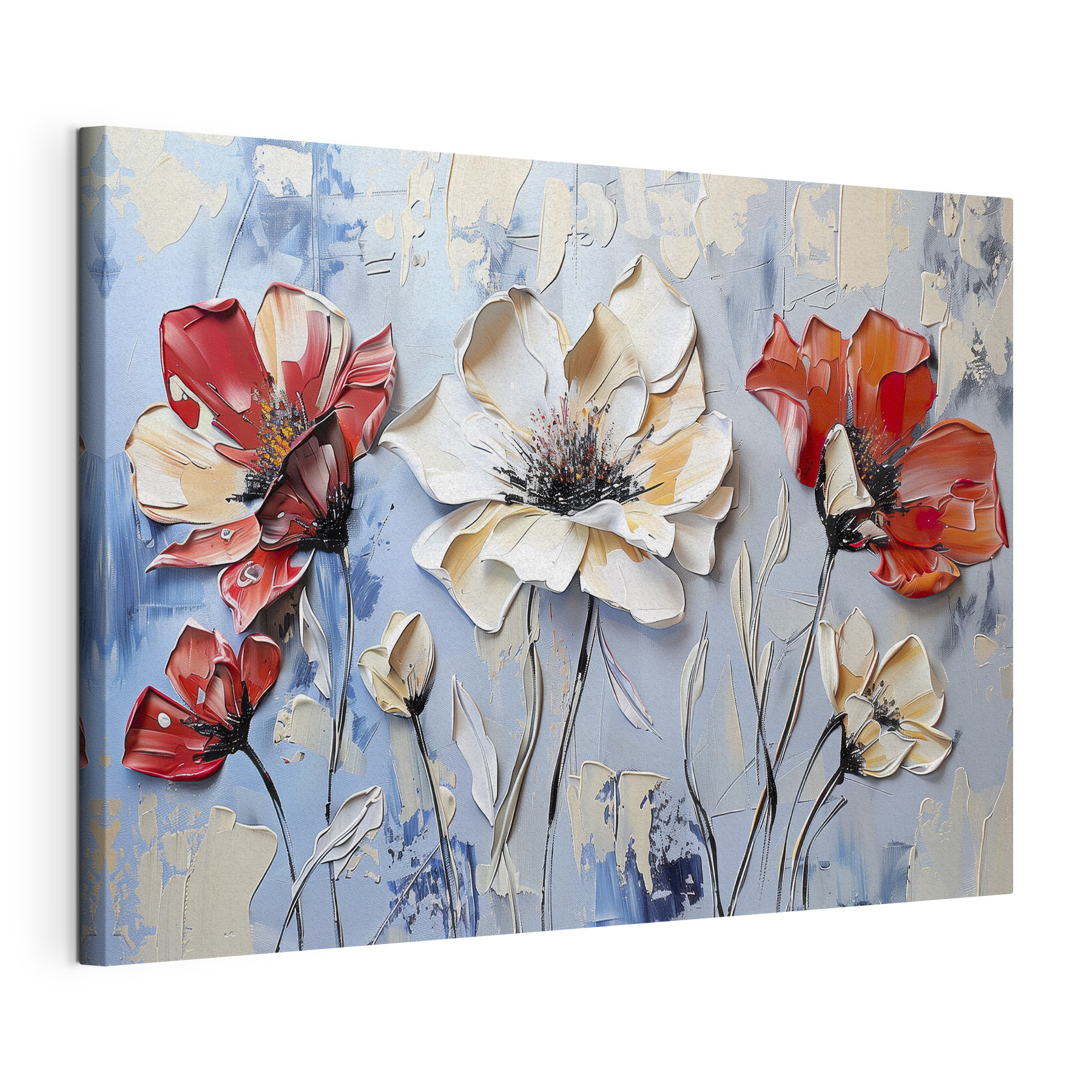Vibrant blooms in serene colors Vibrant blooms in serene colors