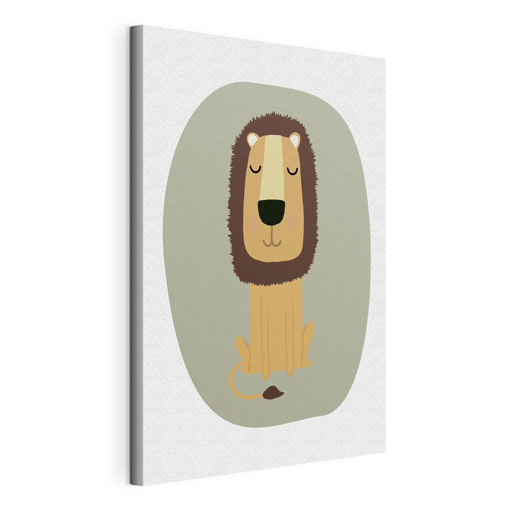 A cartoon of a lion A cartoon of a lion