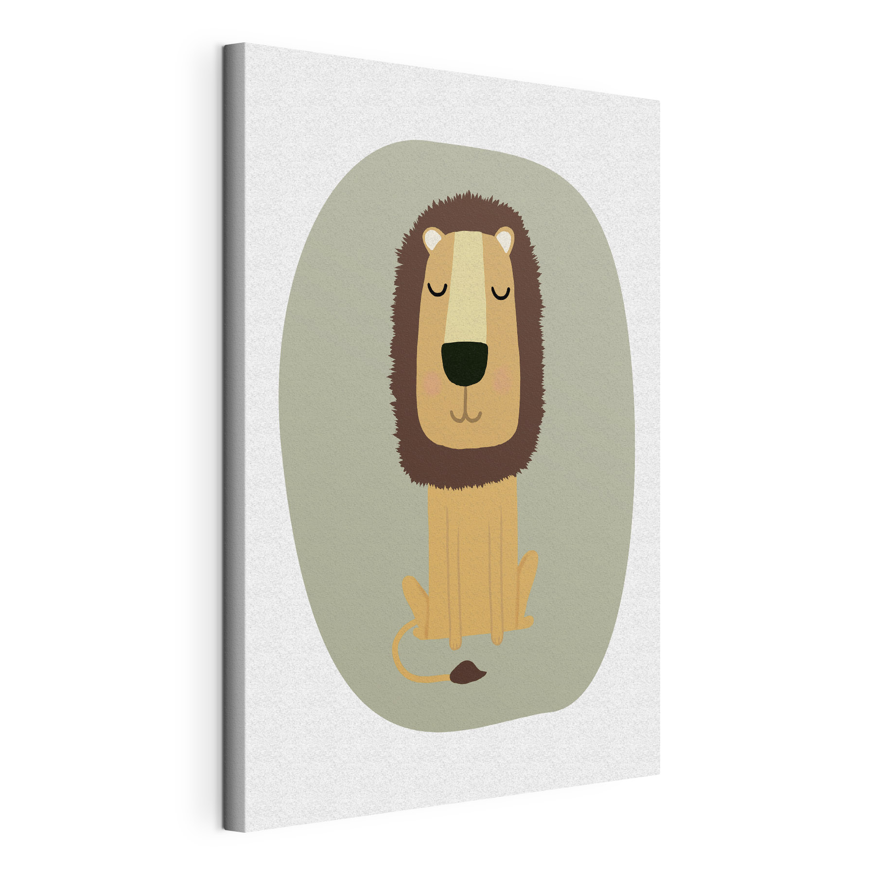 A cartoon of a lion A cartoon of a lion