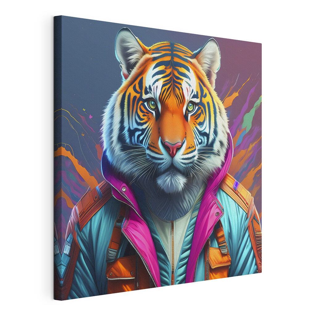 A tiger in a jacket