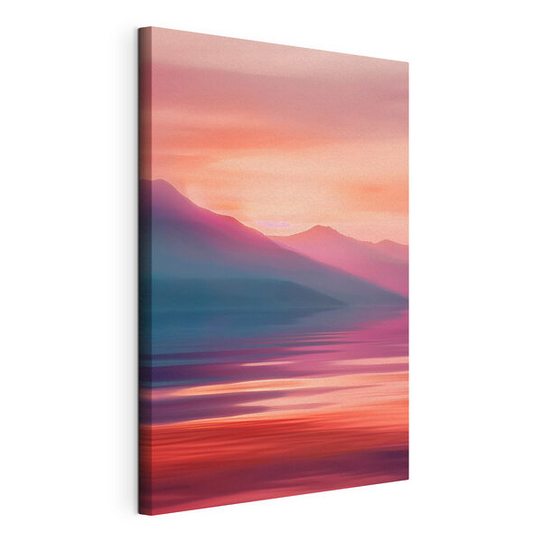 Cuadros Un lago con montañas al fondo (SKU: s38621) Cuadros Cuadros Un lago con montañas al fondo (SKU: s38621)