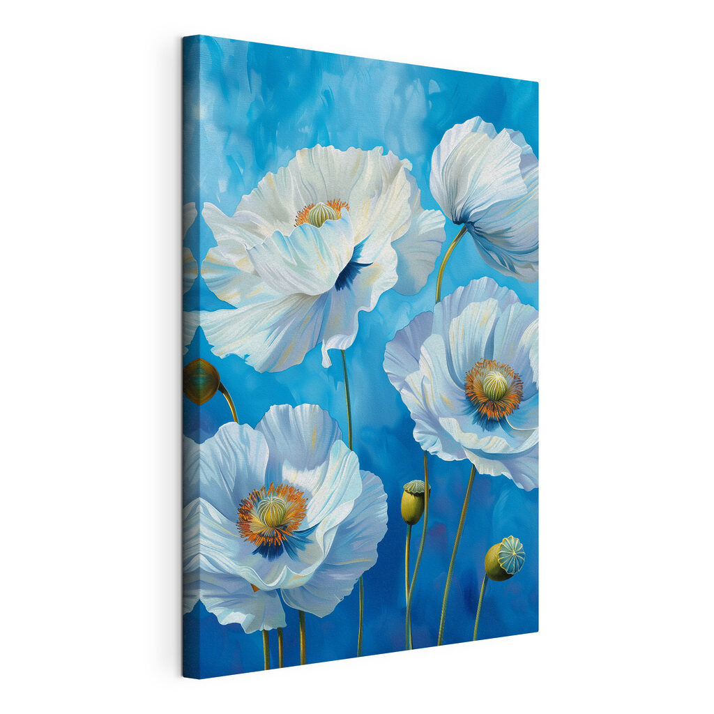 Delicate blooms against a serene backdrop Delicate blooms against a serene backdrop