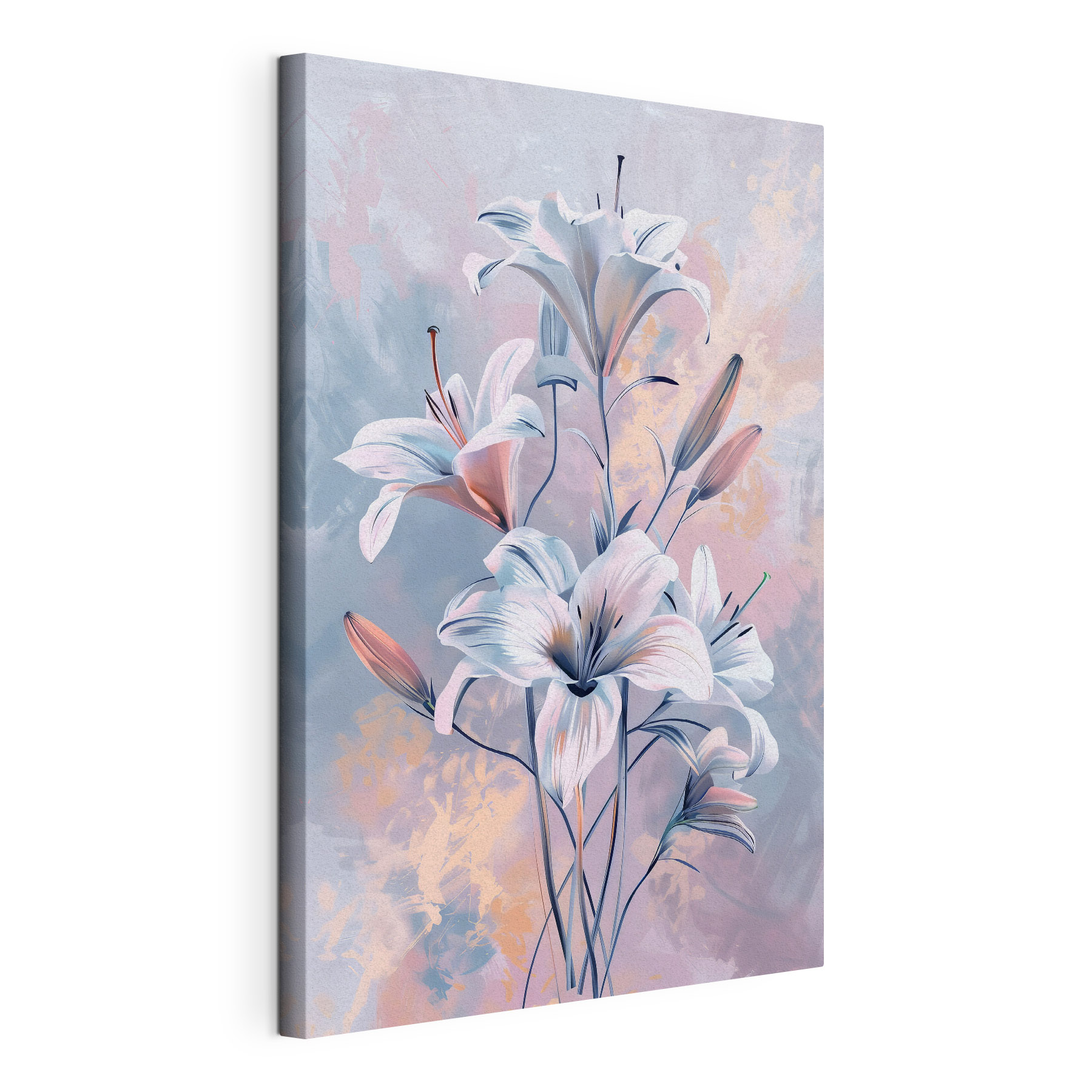 Delicate blooms in soft pastel hues Delicate blooms in soft pastel hues