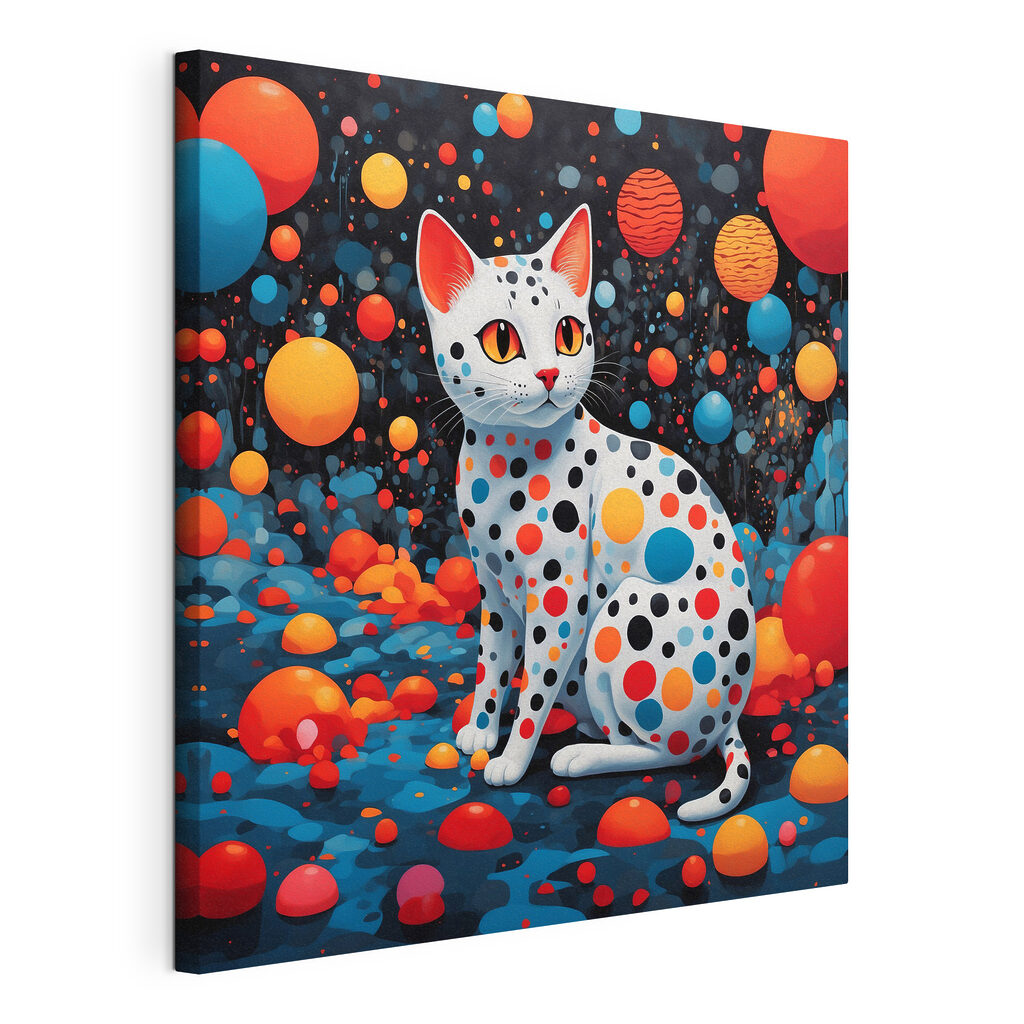 Cat with polka dots Cat with polka dots