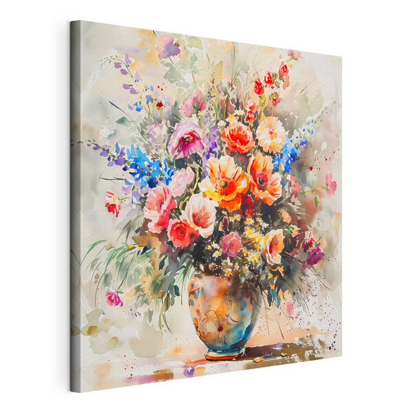 Cuadros Una acuarela de un jarrón con flores (SKU: s38713) Cuadros Cuadros Una acuarela de un jarrón con flores (SKU: s38713)