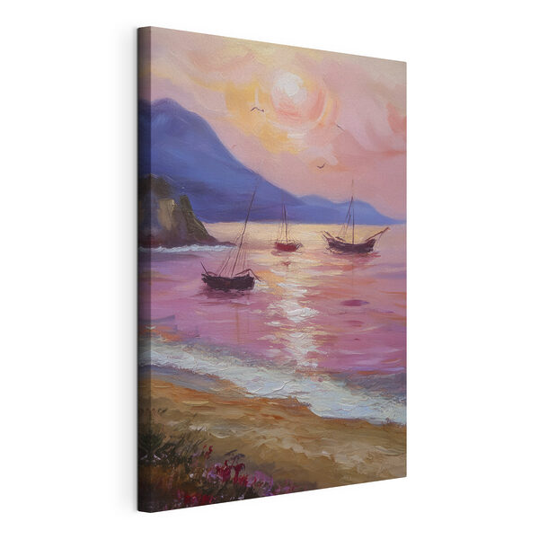 Cuadros Cuadros Un cuadro de barcos en el agua (SKU: s38731)