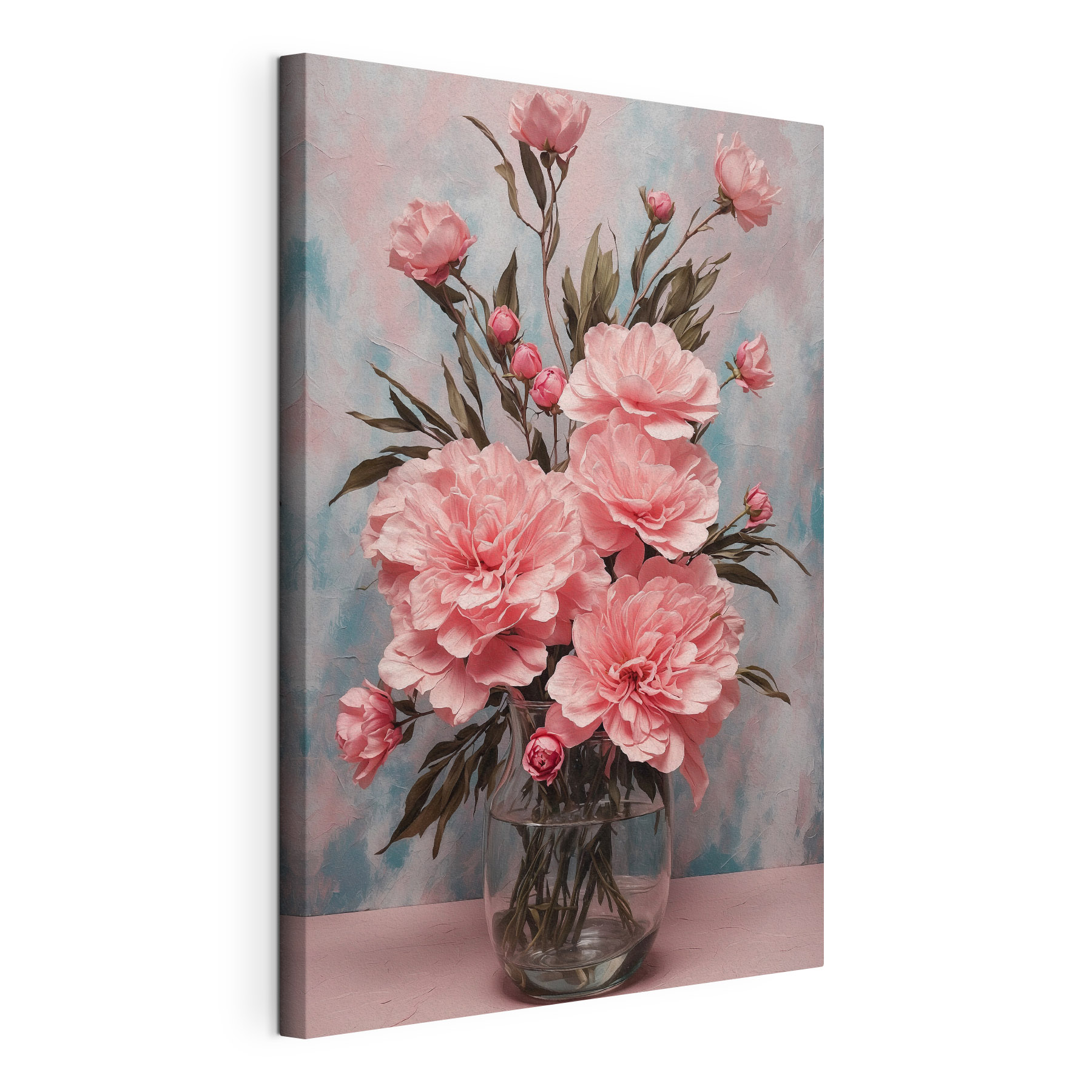Vase of pink flowers Vase of pink flowers