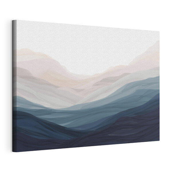 Cuadros Un paisaje montañoso con tonos azules y grises (SKU: s38777) Cuadros Cuadros Un paisaje montañoso con tonos azules y grises (SKU: s38777)