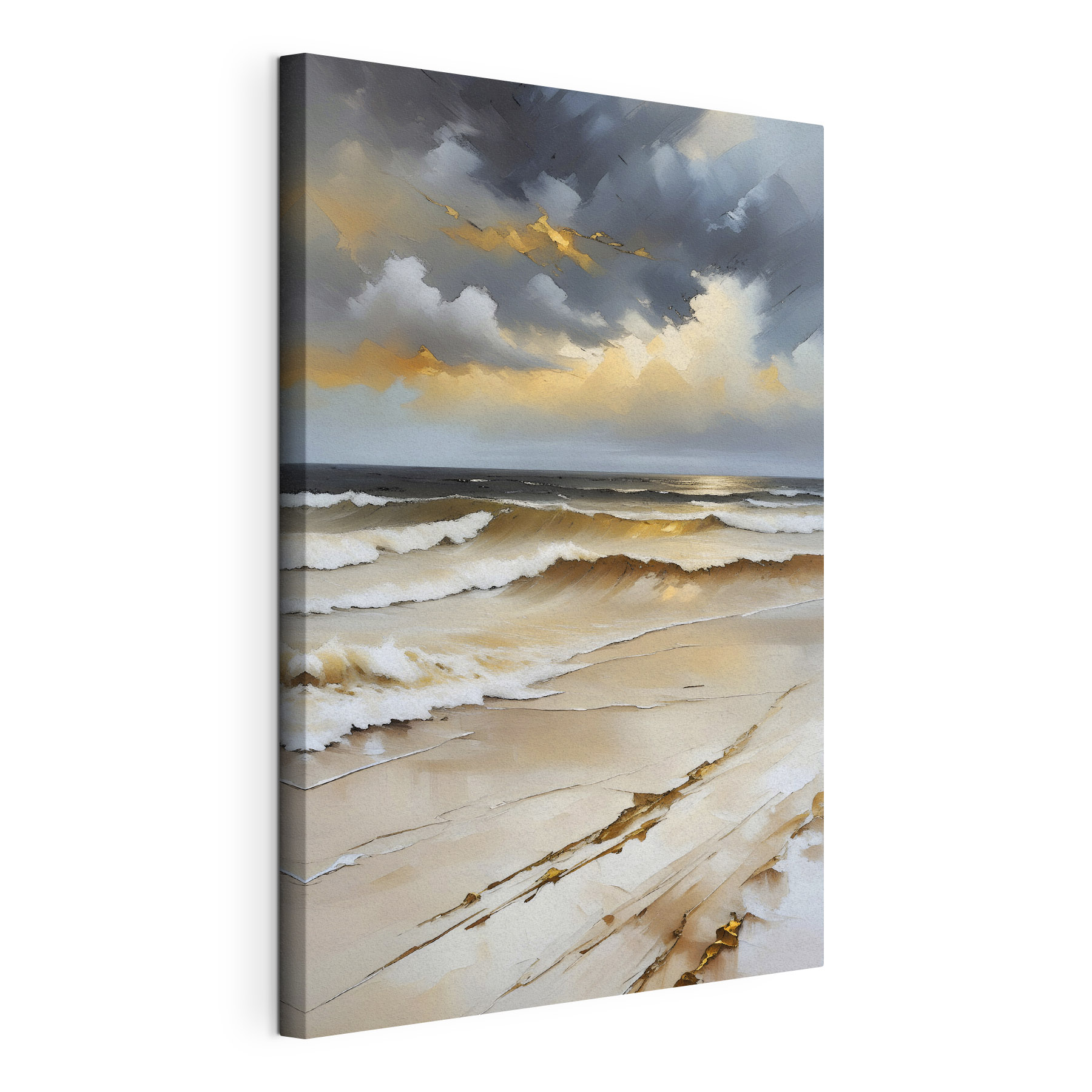 Waves crashing on a beach Waves crashing on a beach