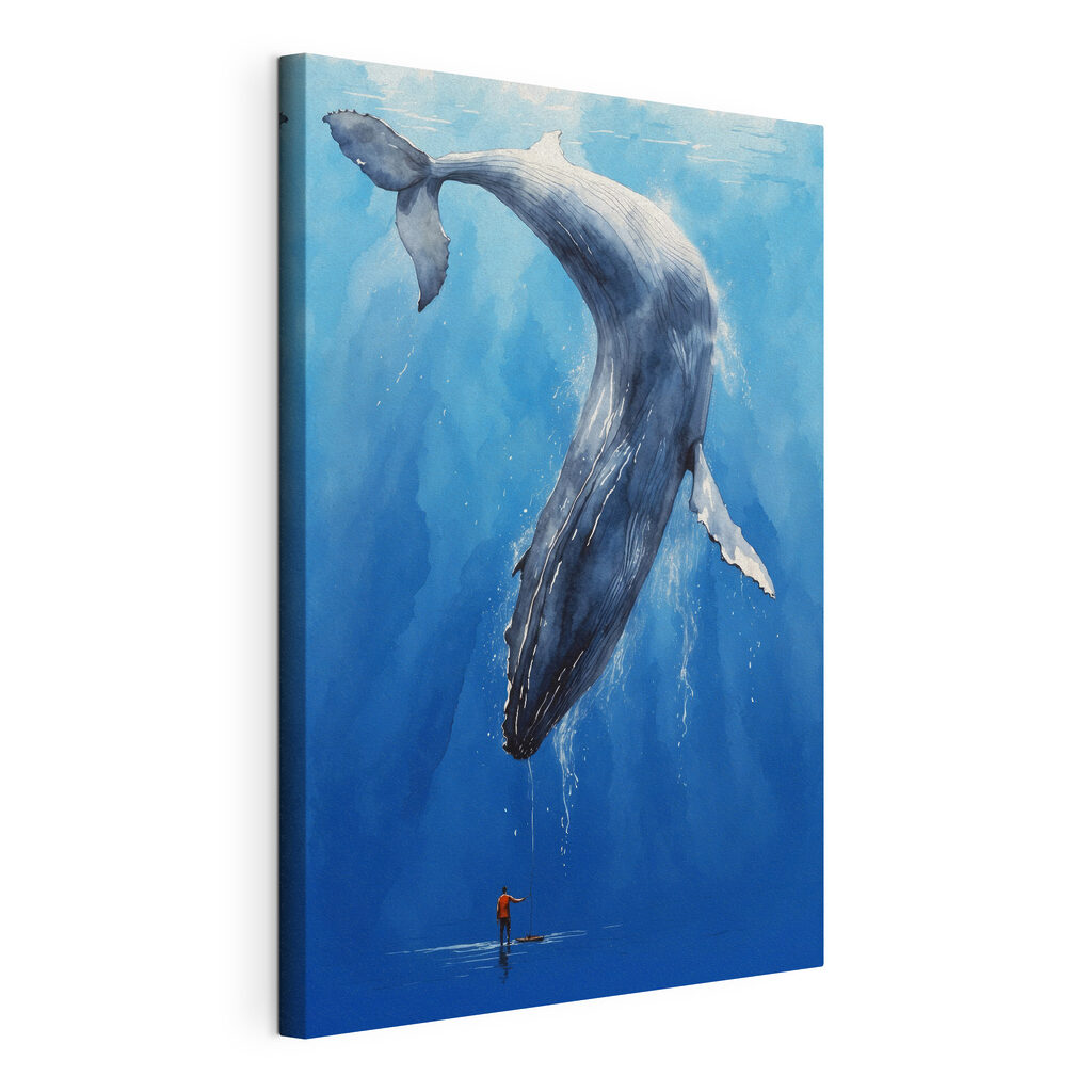 A whale swimming in the water A whale swimming in the water