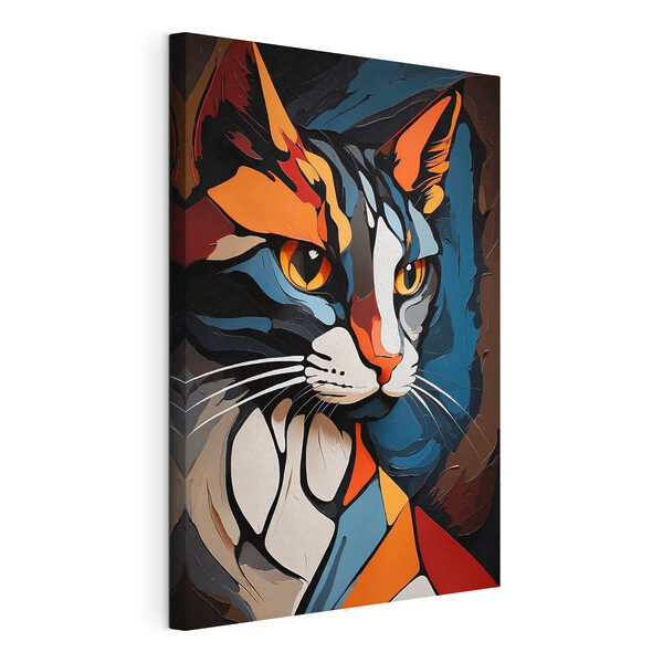 Cuadros Cuadros Un gato con los ojos naranjas (SKU: s38856)