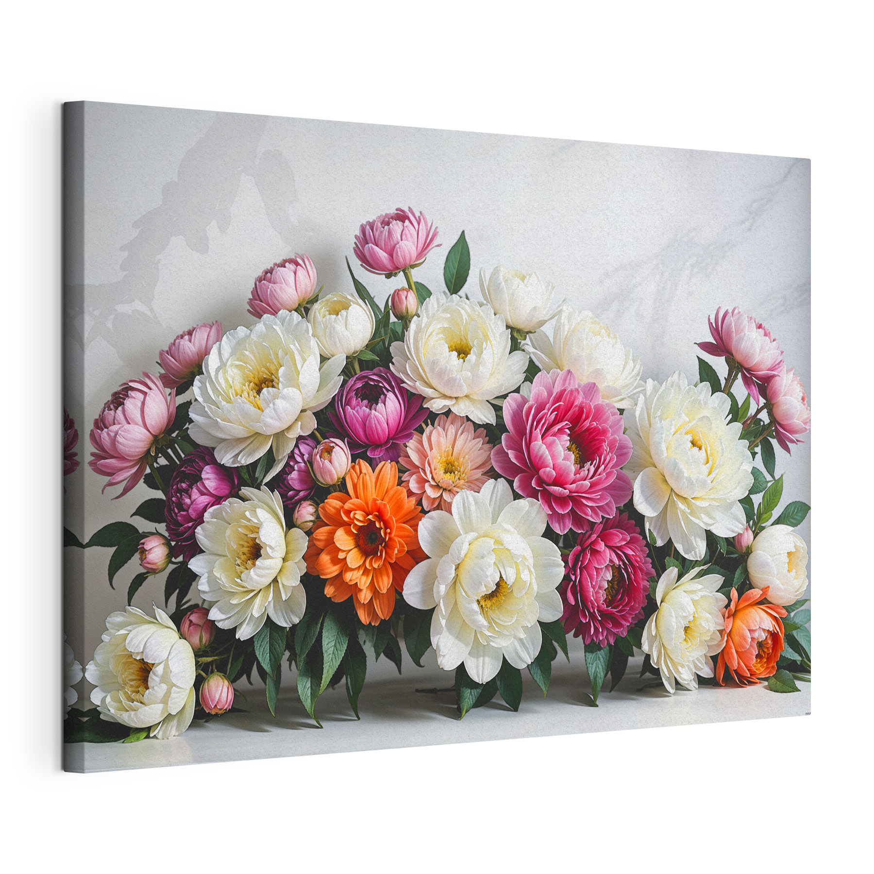 A group of flowers on a table A group of flowers on a table