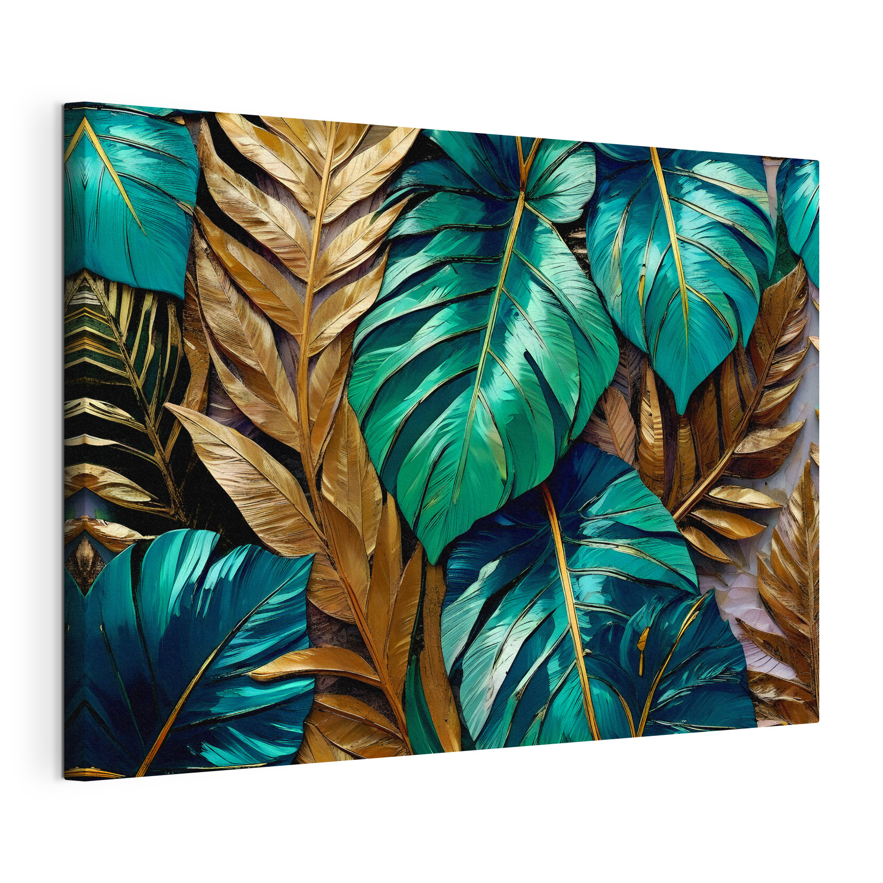 Tropical leaves in vibrant colors Tropical leaves in vibrant colors