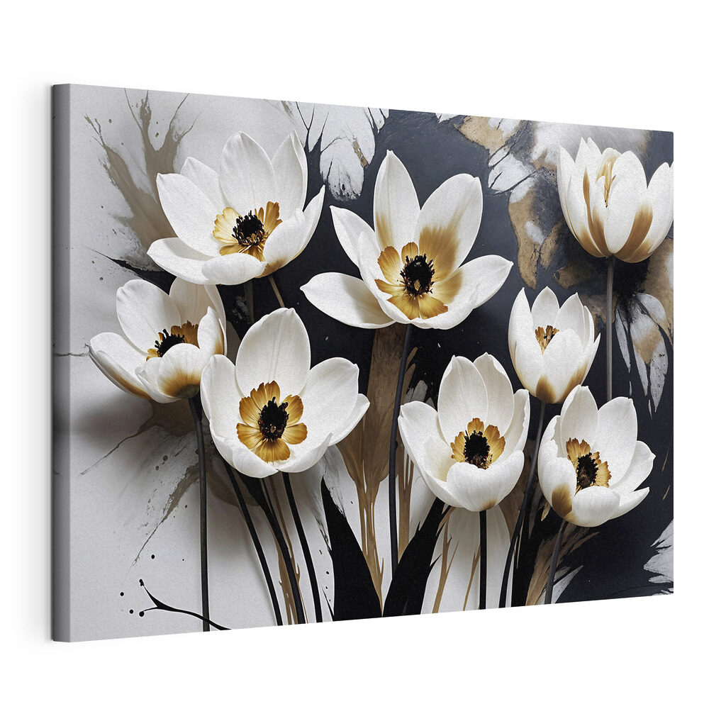 A group of white flowers